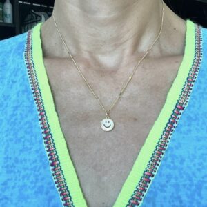 Mother of Pearl Necklace - Smiley