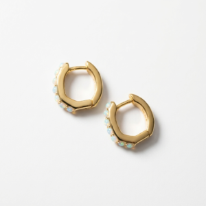 Opalite hoops